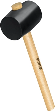 STAYER  340 г, чёрная резиновая киянка (20505-55) 20505-55