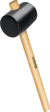 STAYER  450 г, чёрная резиновая киянка (20505-65) 20505-65