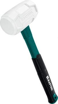 KRAFTOOL  X-FORCE, 450 г, белая, резиновая киянка (2077-45) 2077-45
