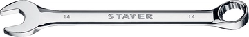 STAYER  HERCULES, 14 мм, комбинированный гаечный ключ, Professional (27081-14) 27081-14_z01