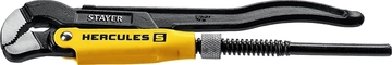 STAYER  Hercules-S, №0, 1/2″, 240 мм, трубный ключ с изогнутыми губками, Professional (27311-0) 27311-0_z01