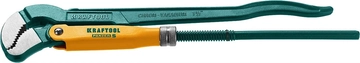 KRAFTOOL  PANZER-S, №2, 1.5″, 440 мм, трубный ключ с изогнутыми губками (2733-15) 2733-15_z02