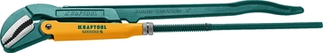 KRAFTOOL  PANZER-S, №4, 3″, 670 мм, трубный ключ с изогнутыми губками (2733-30) 2733-30_z02
