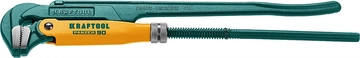 KRAFTOOL  PANZER-90, №2, 1.5″, 440 мм, трубный ключ с прямыми губками (2734-15) 2734-15_z02