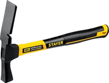 STAYER  Hercules, 600 г, молоток каменщика с фиберглассовой рукояткой, Professional (20161_z01) 20161_z01