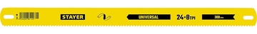 STAYER  Universal, 8 + 24 TPI, 25 х 300 мм, 1 шт, коробка 50 шт, универсальное двустороннее широкое полотно по дереву и металлу (1591) 1591_z01
