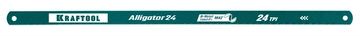 KRAFTOOL  Alligator-24, 24 TPI, 300 мм, биметталическое гибкое полотно по металлу (15942-24-S10) 15942-24-S10