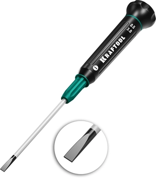KRAFTOOL  Precision SL3.0, отвертка для точных работ (25681-3.0) 25681-3.0