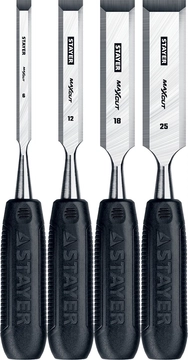 STAYER  Max-Cut, 4 предм, набор стамесок (1820-H4) 1820-H4