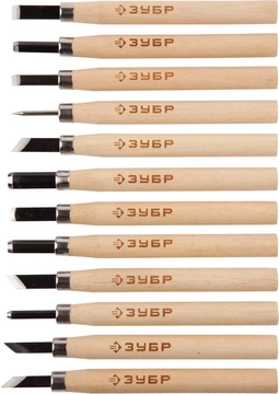 ЗУБР  12 предм, фигурные резцы (18375-H12) 18375-H12