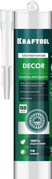 KRAFTOOL  310 мл, белый, монтажный клей для молдингов (41349) 41349_z01