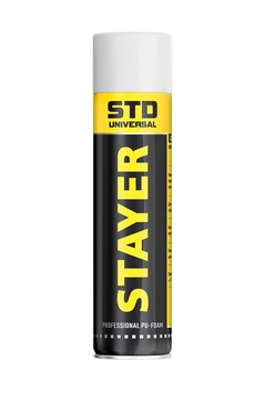 STAYER  STD, 500 мл, адаптерная, выход до 10 л, монтажная пена, Professional (41130) 41130