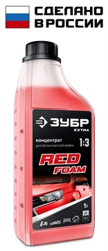 ЗУБР  1 л, шампунь для минимоек универсальный, EXTRA (70650-1) 70650-1