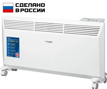 ЗУБР  ПРО серия 2 кВт, электрический конвектор, Профессионал (КЭП-2000) КЭП-2000