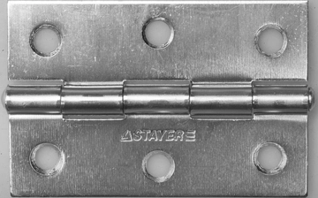 STAYER  75 x 50 х 1.6 мм, цвет белый цинк, карточная петля (37611-75-1) 37611-75-1