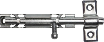 ЗТ-12, 80 мм, покрытие белый цинк, накладная задвижка (37735-80) 37735-80