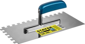 STAYER  130 х 280 мм, зуб 10 х 10 мм, штукатурная гладилка, Professional (0802-10) 0802-10