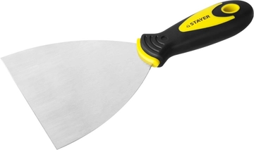 STAYER  MAXFlat, 120 мм, профилированное полотно, двухкомпонентная ручка, нержавеющий, шпатель (10041-12) 10041-12