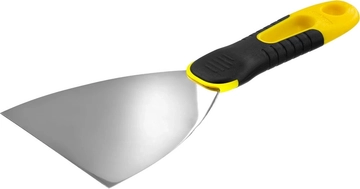 STAYER  PROFlat, 100 мм, х-образное профилированное полотно, облегченная двухкомпонентная ручка, нержавеющий шпатель, Professional (10045-10) 10045-10