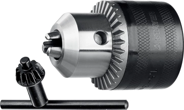 STAYER  13 мм, 1/2″,  ударный сверлильный патрон с ключом для дрели, Professional (29055-13-1/2) 29055-13-1/2