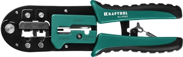 KRAFTOOL  RJ-Pro, (RJ45, RJ11,RJ12), универсальный кримпер (22698) 22698