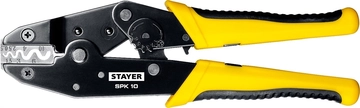STAYER  SPK-10, 0.5 - 10 мм2, пресс-клещи для медных наконечников, Professional (45440) 45440