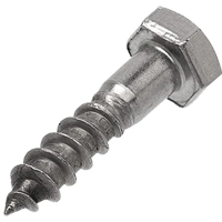 Шуруп с шестигранной головой, оцинкованный  10*90 DIN 571 kvs- 01125