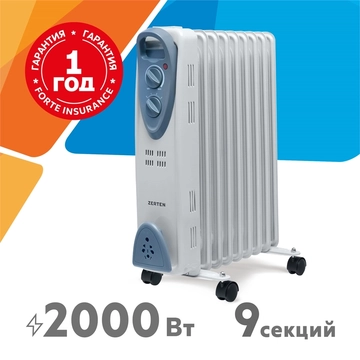 Масляный радиатор Zerten MRT-20 oasis 1272