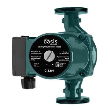 Циркуляционный насос  с мокрым ротором 32 oasis 1909