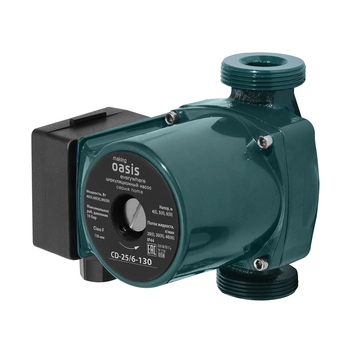 Циркуляционный насос с мокрым ротором серия Home CD-25/6-130 oasis 2294