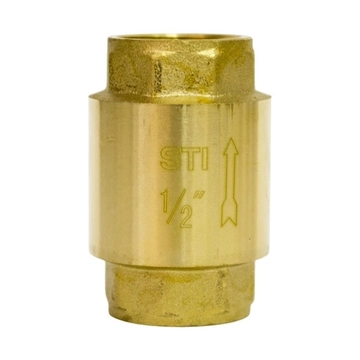 Клапан обратный пружинный STI 15 (латунный шток) т тт000014777