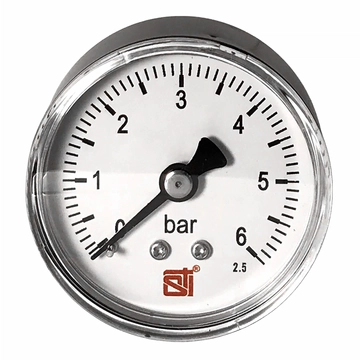 Манометр аксиальный STI ∅50 6 bar (G¼") т тт000018919