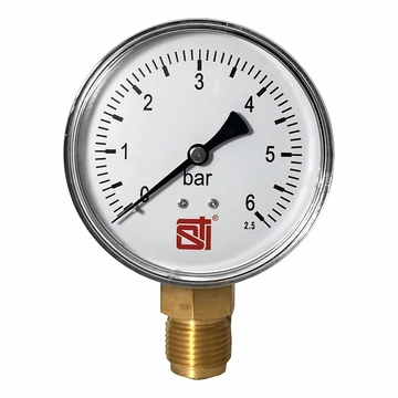 Манометр радиальный STI ∅80 6 bar (G½") т тт000018929