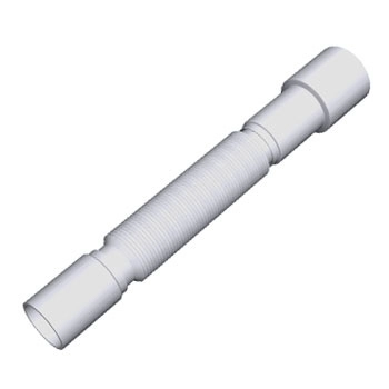 T003 Гибкая труба 40х40-50 (гофротруба) 345-715 мм. т 00000002963