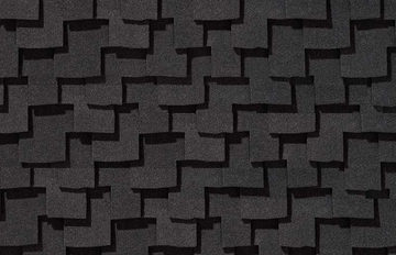 Черепица гибкая CertainTeed Presidential Shake charcoal black GL 149407