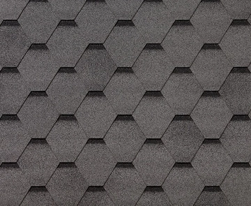 Черепица гибкая RoofShield Фемили Эко Лайт Стандарт серый с оттенением GL 511642