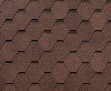 Черепица гибкая RoofShield Классик Стандарт коричневый топаз GL 233570