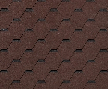 Черепица гибкая RoofShield Фемили Лайт Стандарт коричневый с оттенением GL 233617