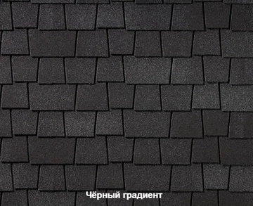 Черепица гибкая RoofShield Премиум Эстейт черный градиент GL 786861