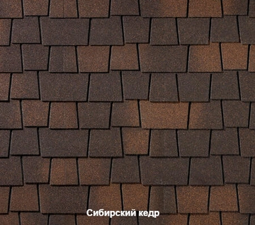 Черепица гибкая RoofShield Премиум Эстейт сибирский кедр GL 786862