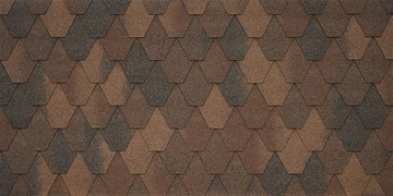 Черепица гибкая Tegola Sardegna legno 424 (темное дерево) GL 406929