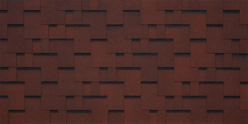 Черепица гибкая Tegola Sanremo rosso 402 (красный) GL 407199