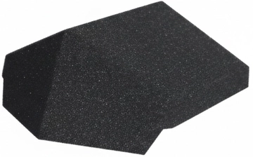 Конек торцевой для ребрового конька Gerard Eleganta 130 пластиковый черный GL 670461