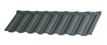 Лист композитной черепицы Gerard Classic dark silver GL 670165