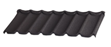 Лист композитной черепицы Gerard Diamant deep black GL 670183