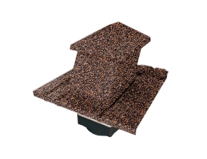 Вентилятор кровельный для композитной черепицы Metrotile HV15-15 MetroShake 2 кофе GL 663525
