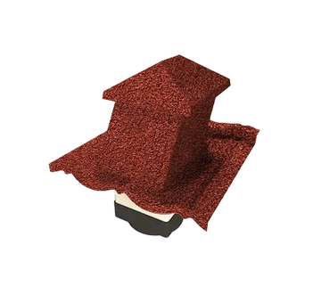 Вентилятор кровельный для композитной черепицы Metrotile HV15-15 MetroClassic красный GL 663514