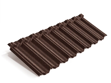 Лист композитной черепицы Metrotile MetroClassic кофе GL 152933