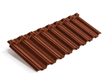 Лист композитной черепицы Metrotile MetroClassic терракотовый GL 152934