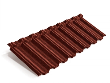 Лист композитной черепицы Metrotile MetroClassic красный GL 152937